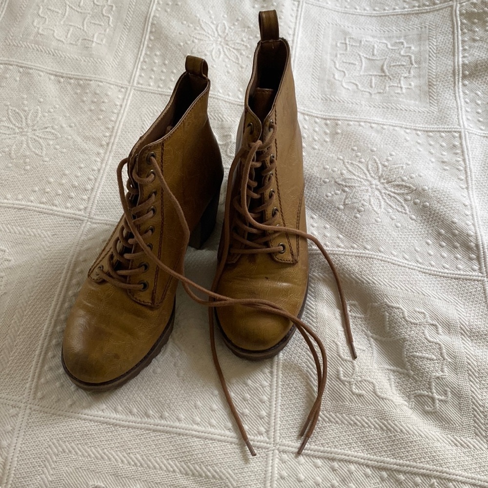 Booties with a heel